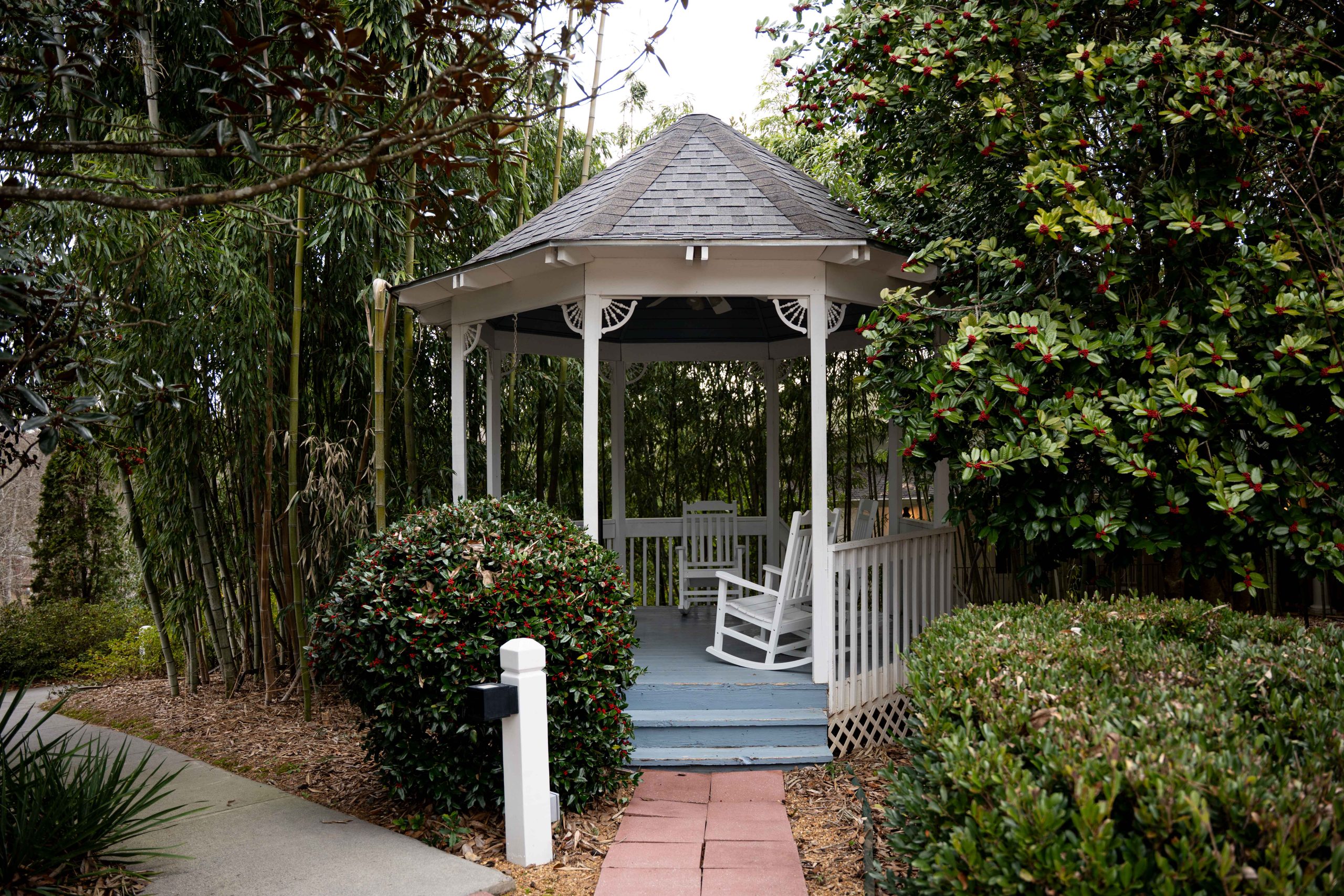 About Us - our outdoor area at Evoraa Healthcare
