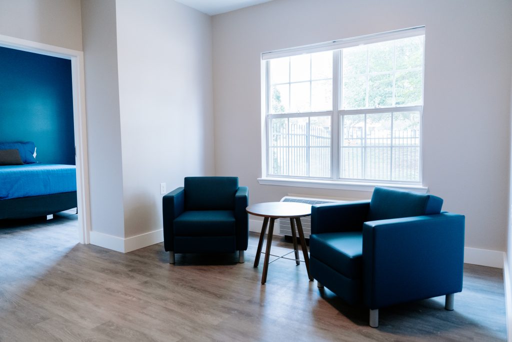 The common area at our facility.