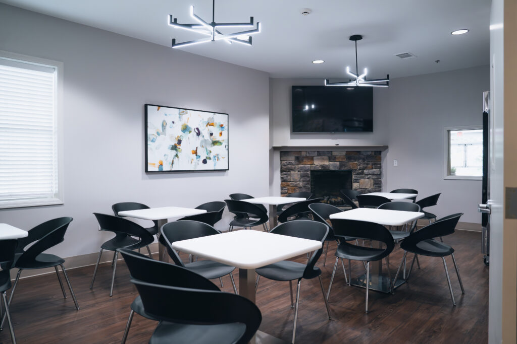 The dining room area at our facility.