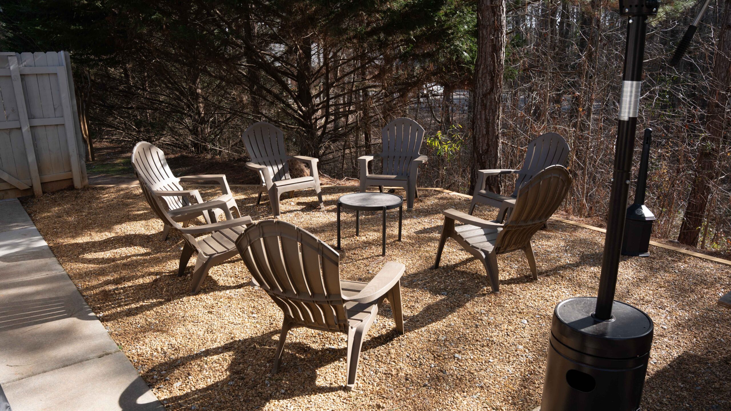 Outdoor patio area at our treatment center.