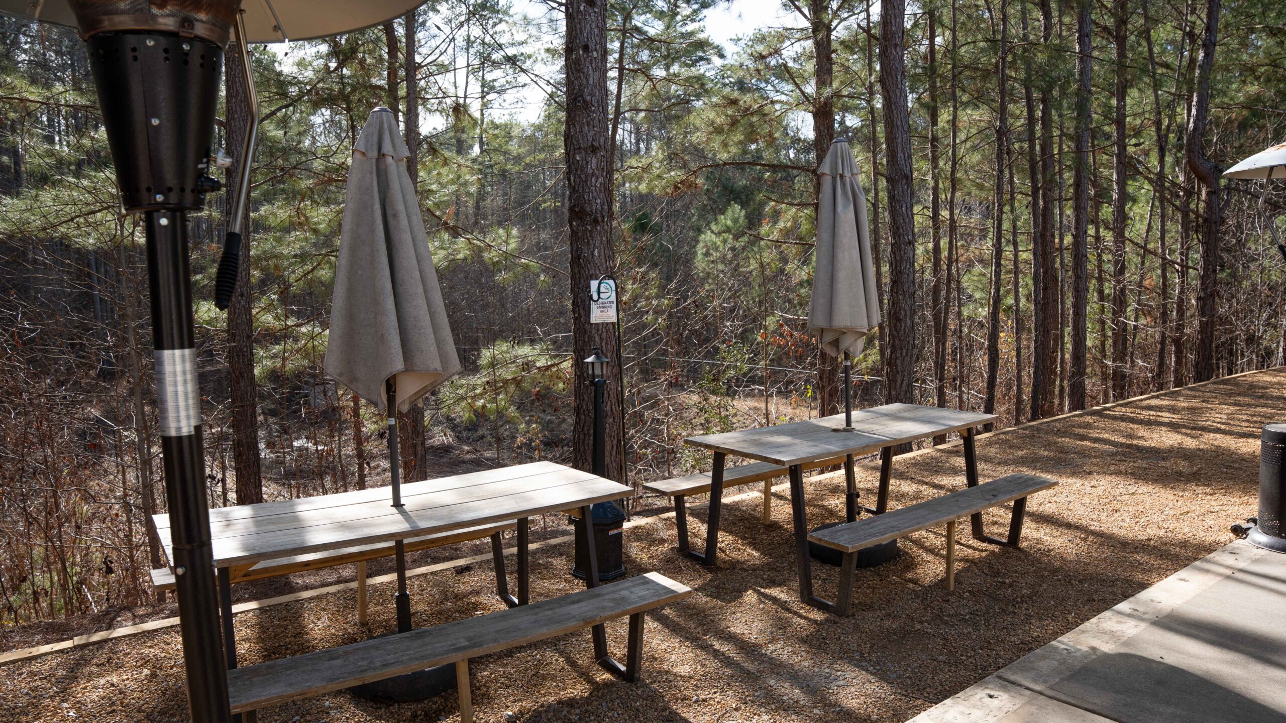 Outdoor picnic area at our treatment center.