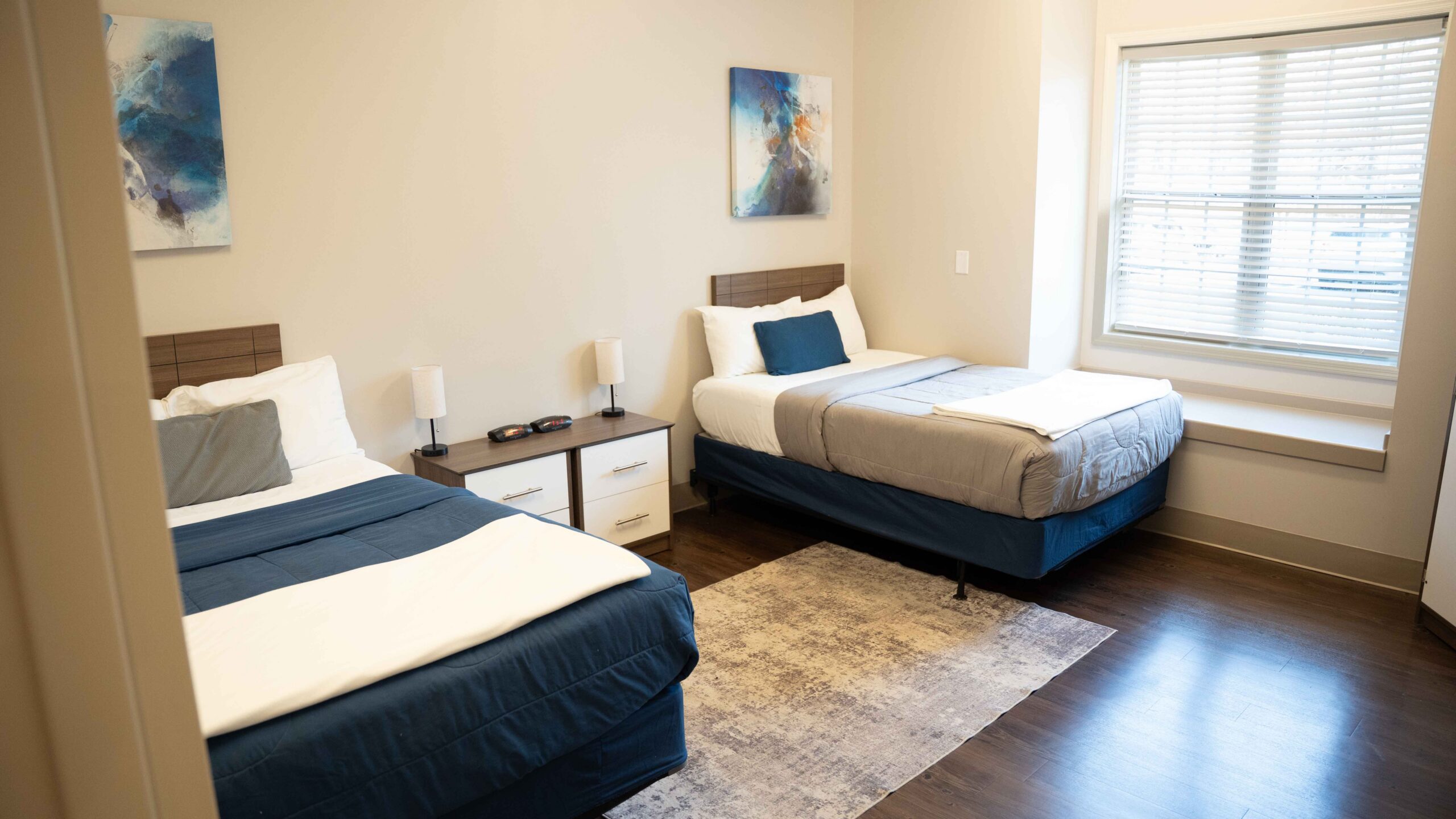 Bedroom area of our treatment center.