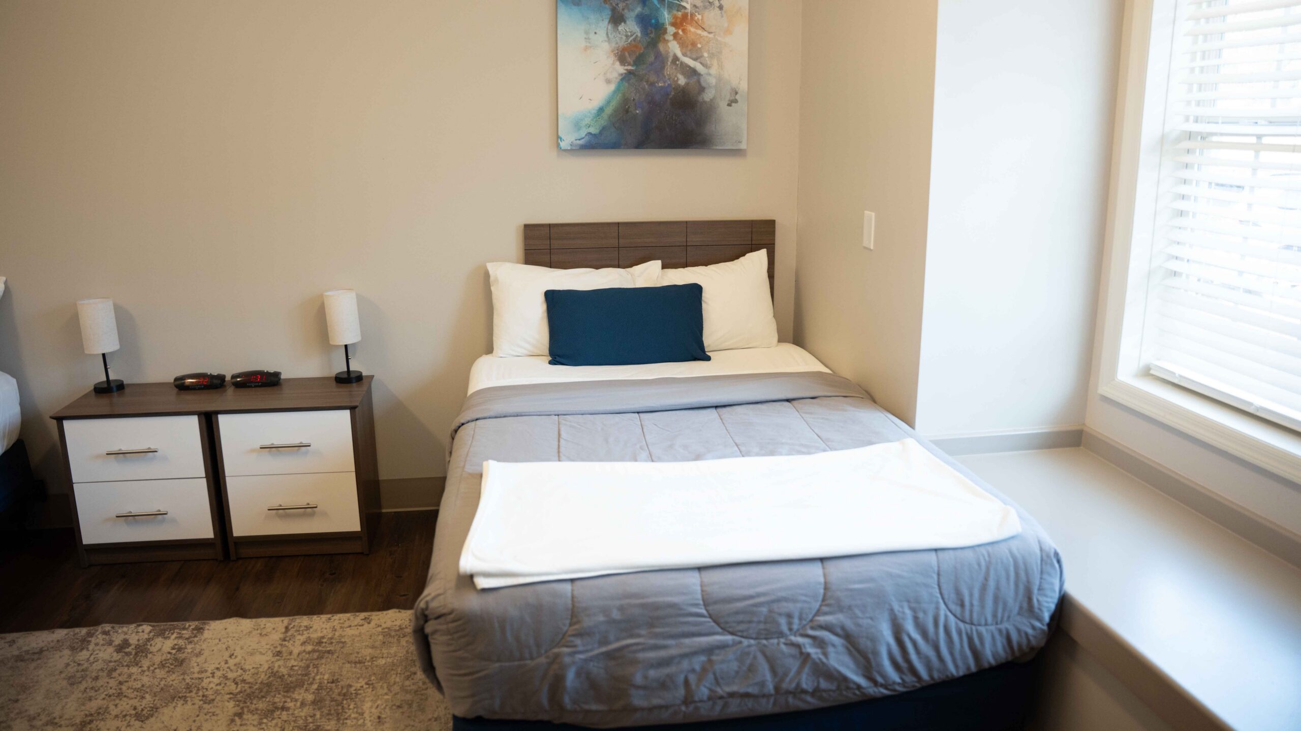 Bedroom area of our treatment center.