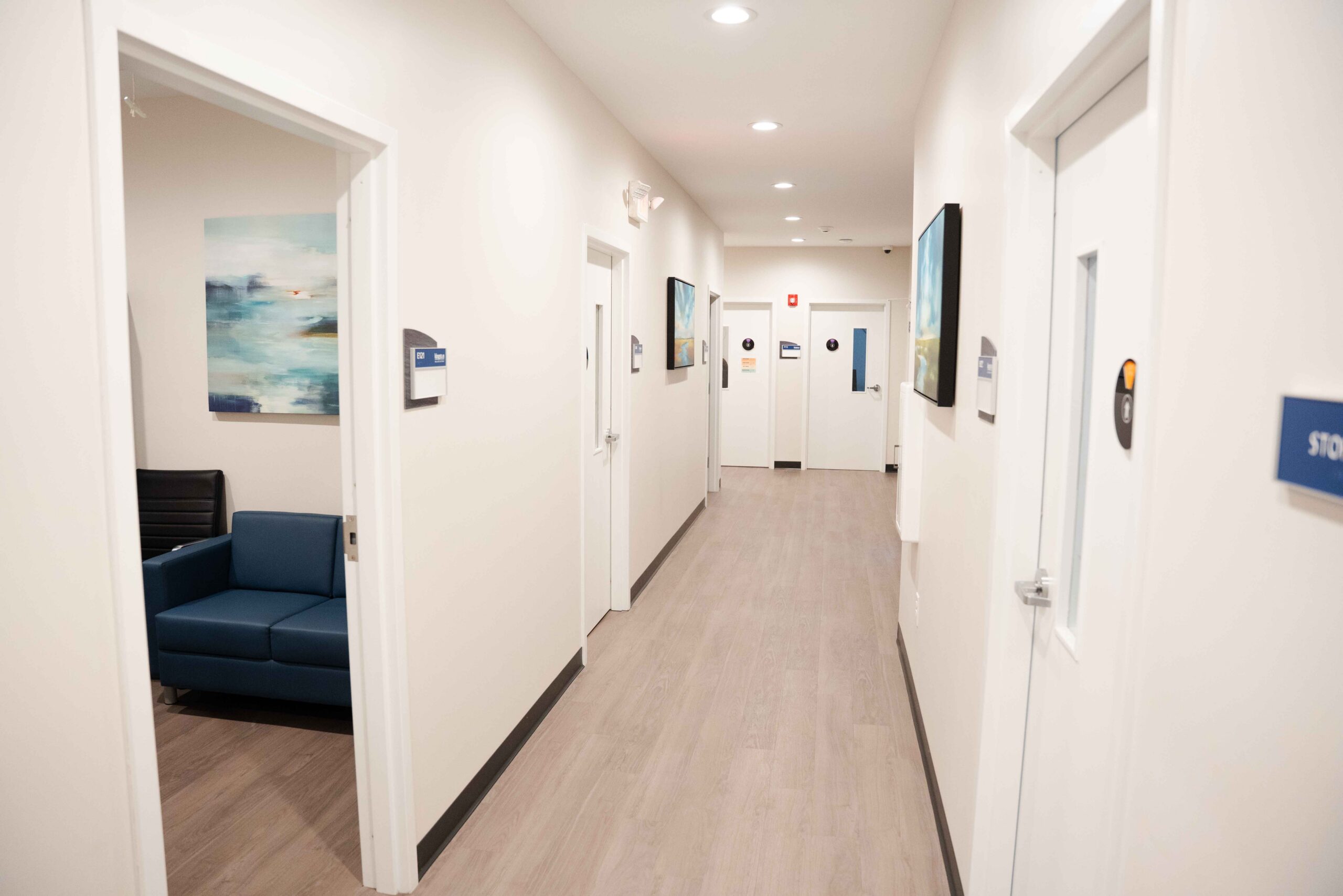 Hallway of our treatment facility.
