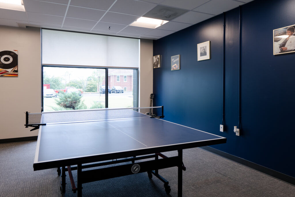 Music and recreation room at our facility.
