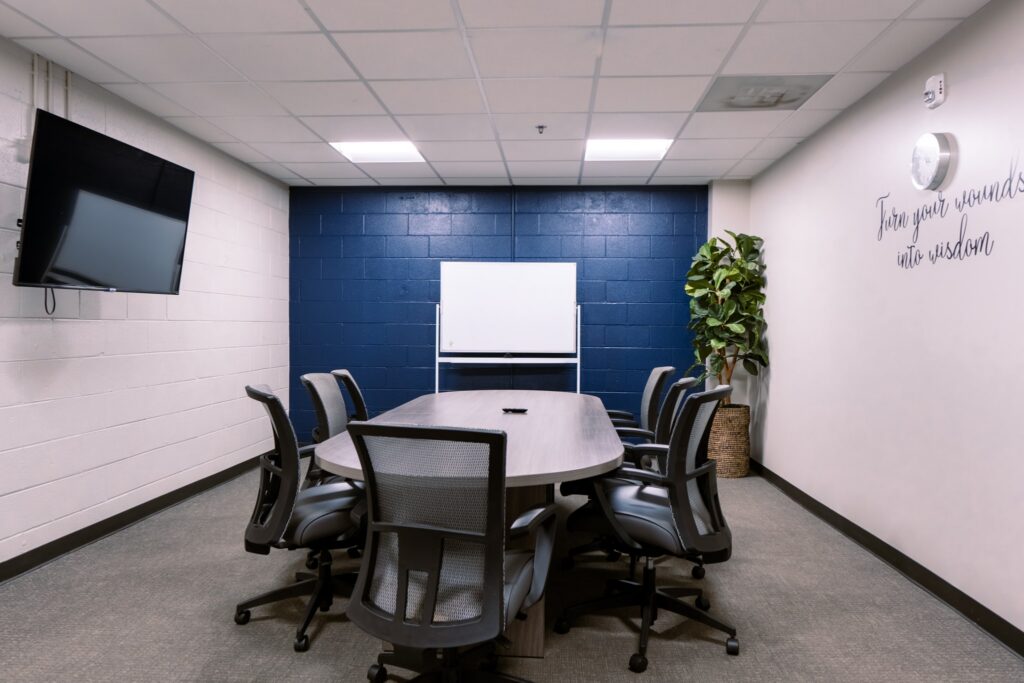 Conference room at our facility.