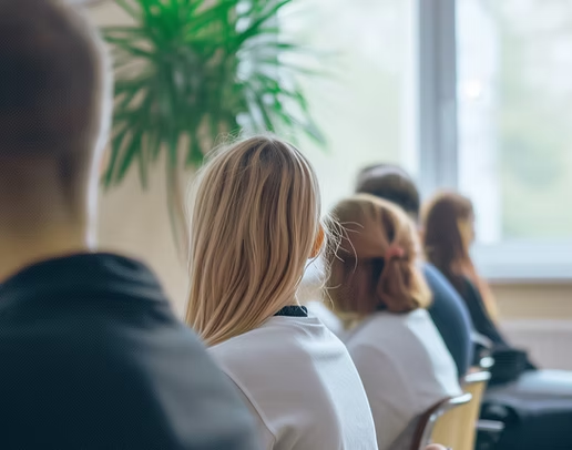 Participants listening during a group therapy session